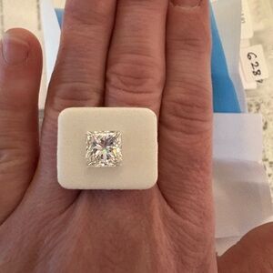 3.93ct Elegant Princess Cut Igi Certified Vs2 Loose Diamond